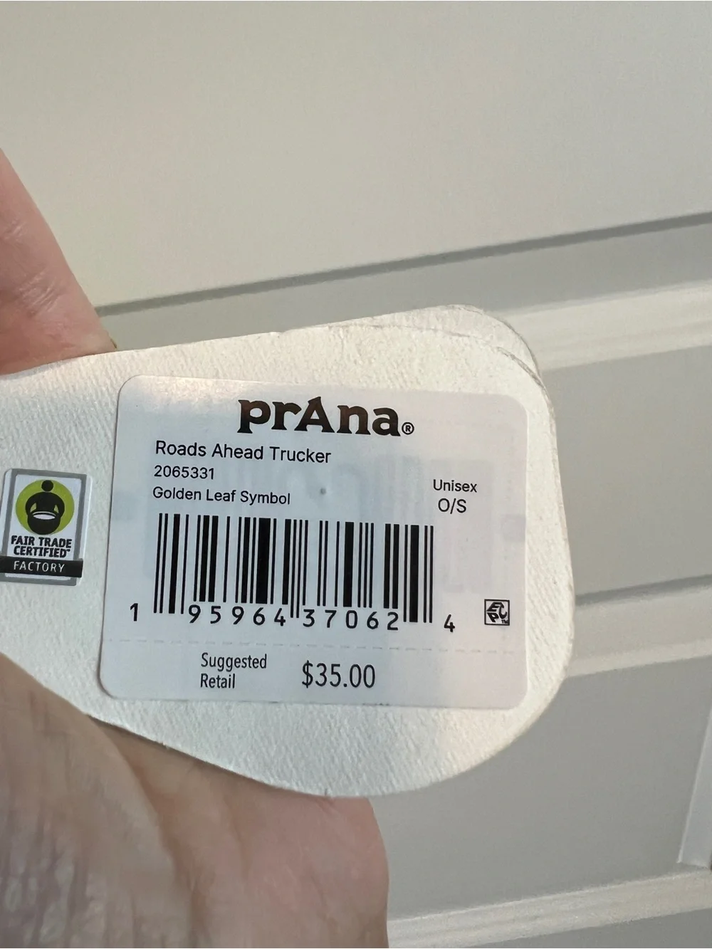 PRANA Roads Ahead Trucker Hat NWT